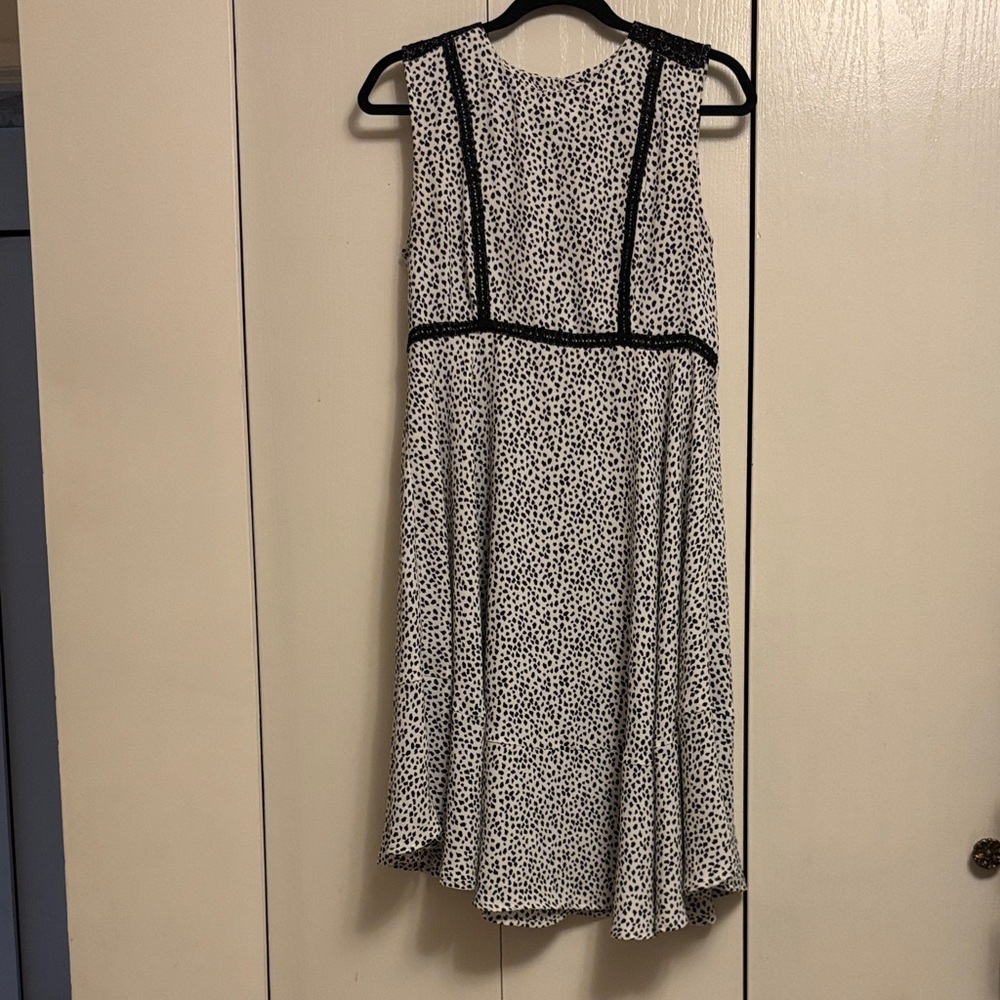 H&M Black and White High Low Dress